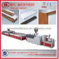 PVC WPC window profile/door frame/decking making machine PVC powder and wood powder composite WPC profile making machine